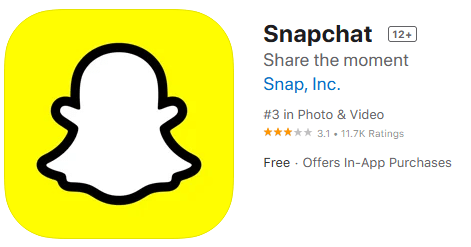 app store kategoria wiekowa snapchat